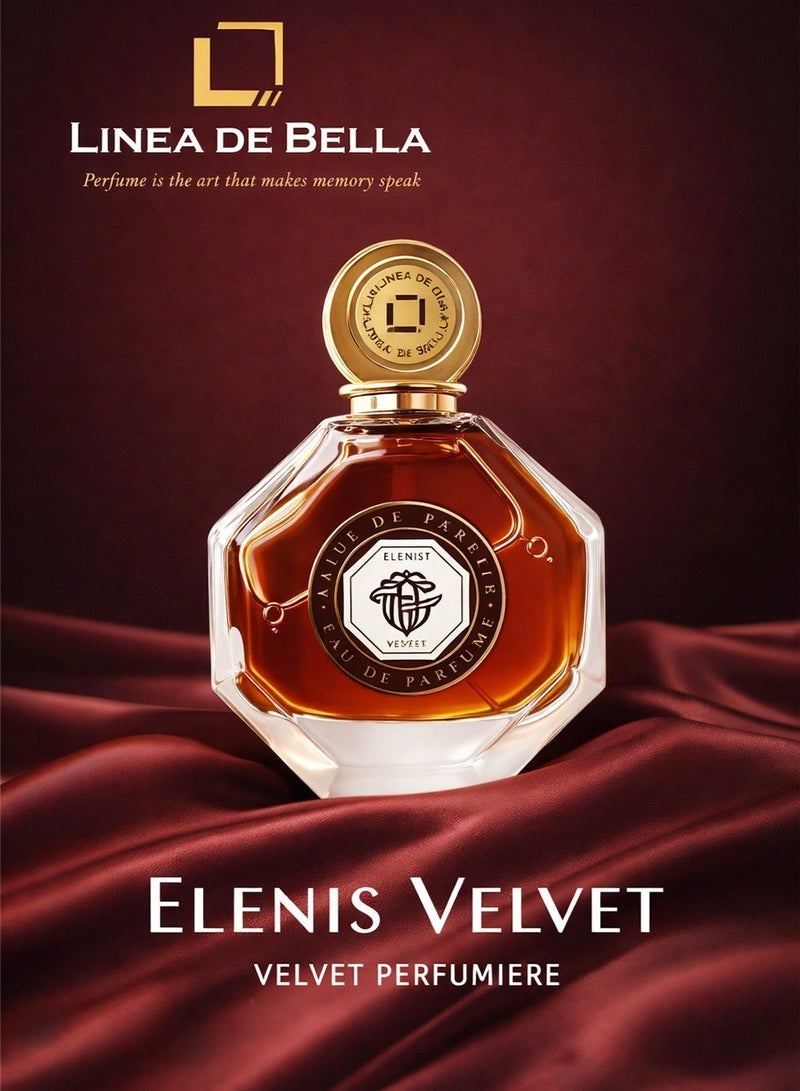 لينيا دي بيلا عطر فيلفيت أو دو بارفيوم للرجال 100 مل – عطر زهري متبل بنفحات البيتيغرين، البرتقال المر، الياسمين، الفلفل الوردي والفانيليا - Image 3